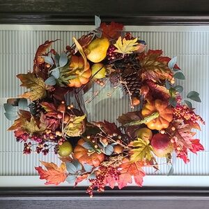 New in box fall holiday wreath